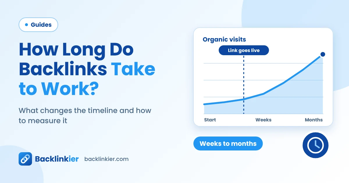 How Long Do Backlinks Take to Improve Rankings?