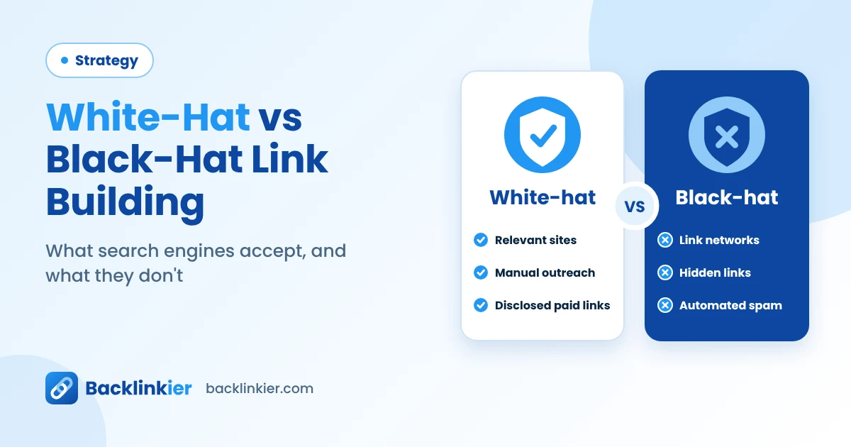 White-Hat vs Black-Hat Link Building: What Is Safe?